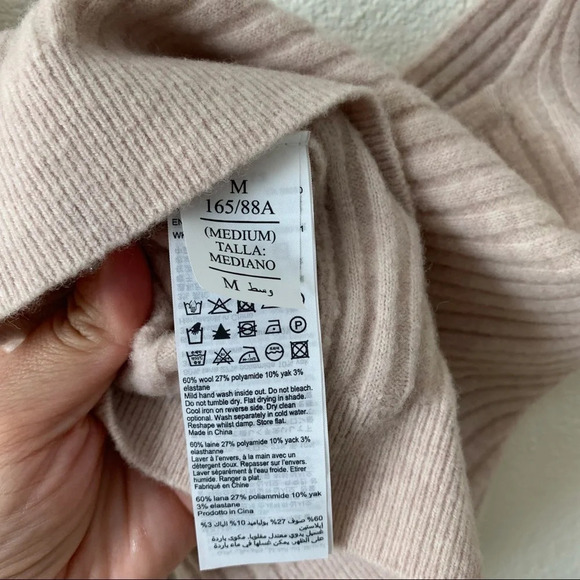 NWT ALL SAINTS eNya Women's Crop Top Beige Med - Picture 5 of 8